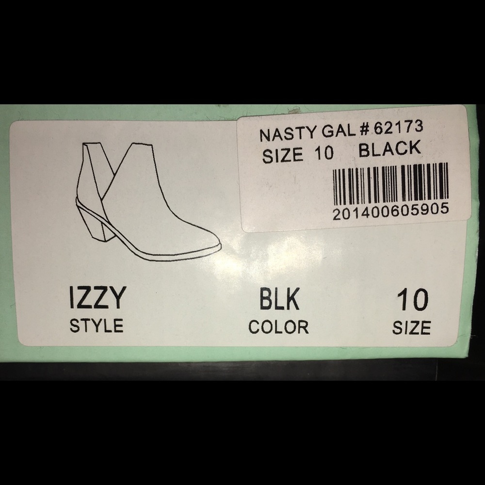 N.Y.L.A NASTY Gal Izzy Black Booties - Picture 7 of 7